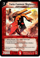 Twin-Cannon Skyterror Duelmasters TCG DM-05 Survivors of the Megapocalypse Rare Card # 45