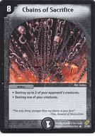 SBN-027 Chains of Sacrifice Rare Card