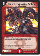 SBN-040 Blasto, Explosive Soldier Common Card