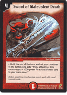 SBN-047 Sword of Malevolent Death Uncommon Card