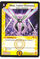 Miar, Comet Elemental Duel Masters TCG Rampage of the Super Warriors Super Rare Card # S1