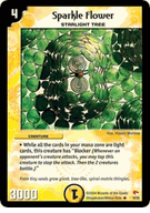 Sparkle Flower Duel Masters TCG Rampage of the Super Warriors Uncommon Card # 9