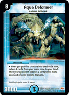 Aqua Deformer Duel Masters TCG Rampage of the Super Warriors Rare Card # 13