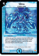 Shtra Duel Masters TCG Rampage of the Super Warriors Common Card # 21