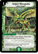 Sniper Mosquito Duel Masters TCG Rampage of the Super Warriors Common Card # 54