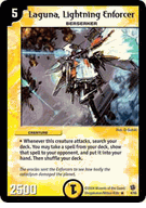 Laguna, Lightning Enforcer DuelMasters TCG EVO-Crushinators of Doom Rare Card # 4