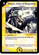 Magris, Vizier of Magnetism DuelMasters TCG EVO-Crushinators of Doom Common Card # 7