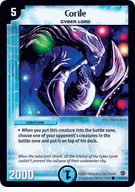Corile DuelMasters TCG EVO-Crushinators of Doom Common Card # 14