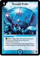 Thought Probe DuelMasters TCG EVO-Crushinators of Doom Uncommon Card # 22