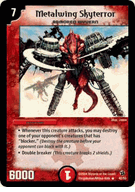 Metalwing Skyterror DuelMasters TCG EVO-Crushinators of Doom Starter Deck Rare Holofoil Card # 42a