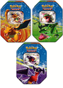 Pokemon 2009 Fall SP 3 Collector Tin Set (Charizard, Garchomp, & Rayquaza)