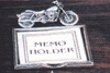 Desk Top Memo Holder Motorcyle Motif Desk Top Memo Holder Motorcyle Motif