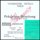 Thomastik-Infeld Precision Flat Wound Mandolin Strings