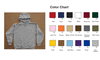 Size XL Blank Plain Pullover Hoodie - PIECE PRICED