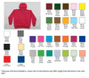 Size M Blank Plain HALF-Zip Hoodie - PIECE PRICED.