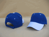 Royal-Blue/White Two-Tone Sandwich Baseball Caps, Pro Style, DOZEN PRICED and PACKED.