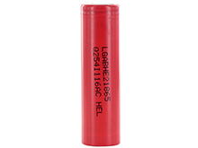 LG HE2 18650 2500mAh 3.6V High-Drain 20A Lithium Ion (Li-ion) Unprotected Flat Top Battery