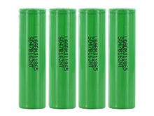 BUNDLE: 4 x LG MJ1 INR 18650 3500mAh 3.7V High-Drain 10A Lithium Ion (Li-ion) Unprotected Flat Top Batteries