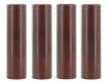 BUNDLE: 4 x LG HG2 INR 18650 3000mAh 3.7V High-Drain 20A Lithium Ion (Li-ion) Unprotected Flat Top Batteries
