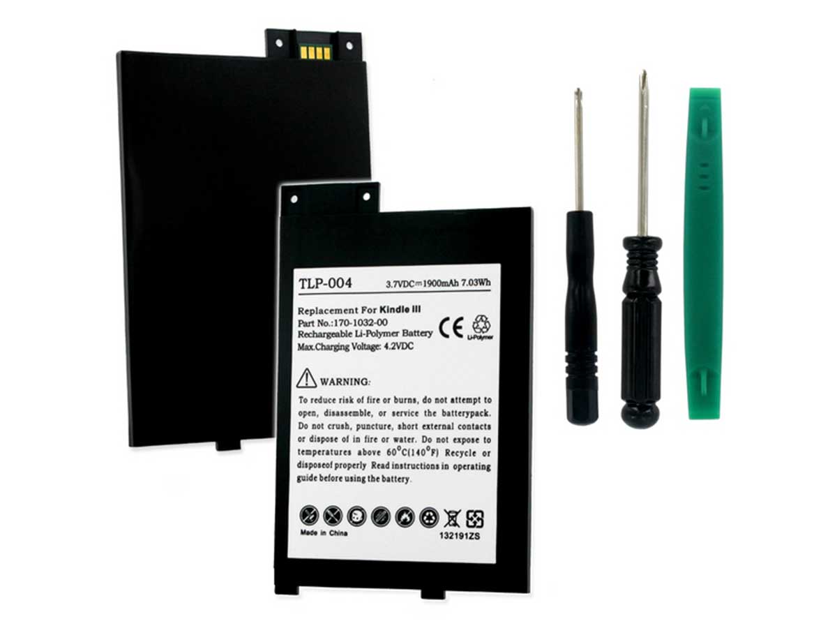 Amazon Kindle 3 Battery LiPoly Replacement with Tools