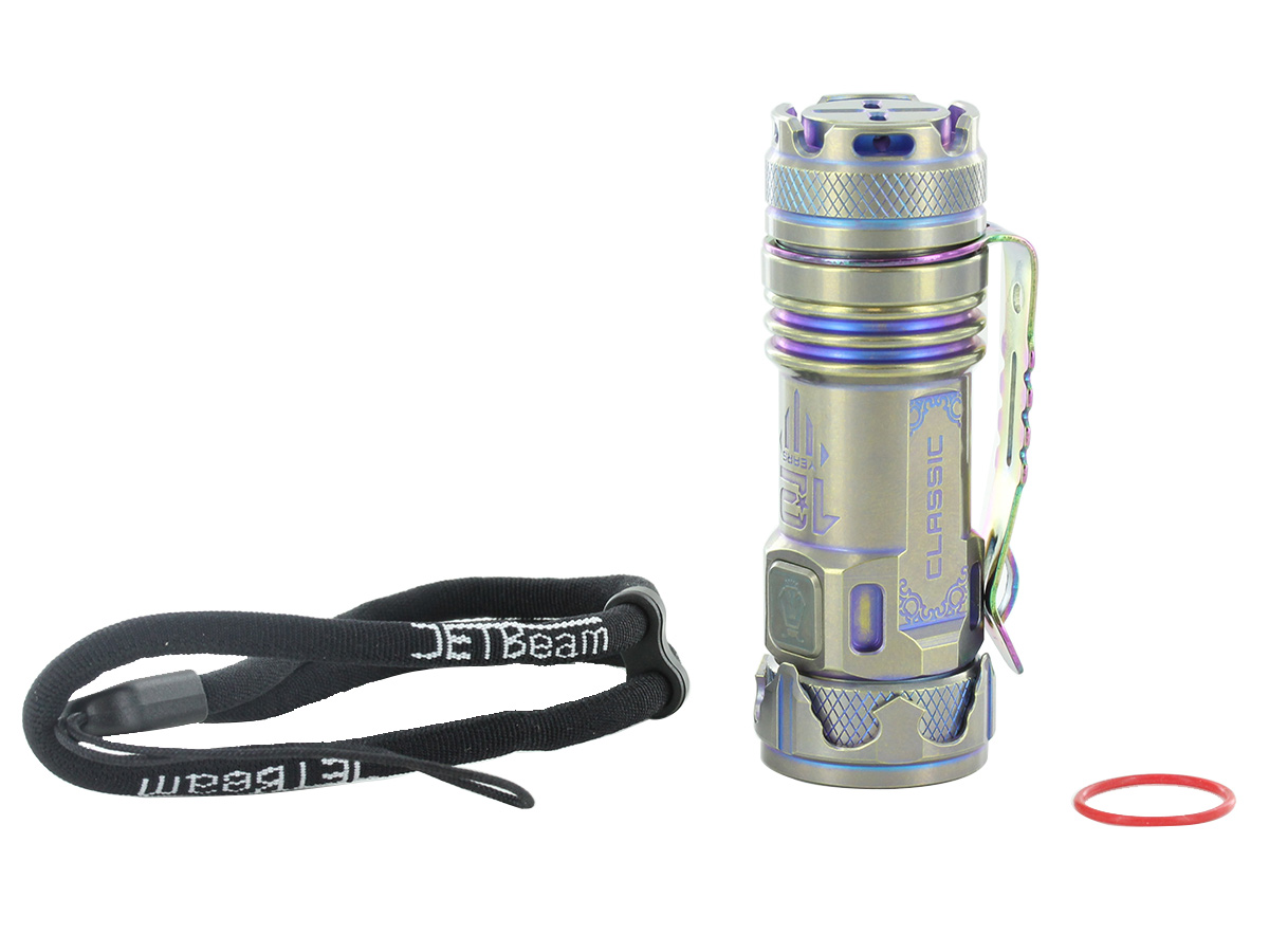 JETBeam JETII PRO Ti Titanium Flashlight Battery Junction