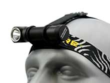 Nitecore HC33 High Performance LED Headlamp - CREE XHP35 - 1800 Lumens - Uses 1 x 18650 or 2 x CR123As - Optionally Available with a Battery and a Charger