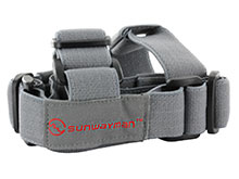 Sunwayman AP-15 Slip Resistant Headband - Fits 0.55 Inch to 1-Inch Diameter Flashlights