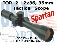 IOR Valdada 2-12x36 Compact Tactical Scope; 35mm Tube and Side Focus!!