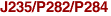 J235/P282/P284
