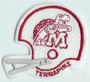 MARYLAND TERRAPINS NCAA COLLEGE FOOTBALL HELMET PATCH