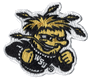 WSU WICHITA STATE SHOCKERS NCAA COLLEGE OFFICIAL 2.5" LOGO PATCH BRAND NEW