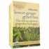 Imperial Organic Lemon Ginger Green Tea, 18 Tea Bags, Uncle Lee's Tea