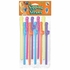 Neon Dicky Fun Color Sipping Straws, 10 pc, Pipedream Products