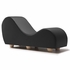 Yoga Chaise Sex Lounger W/Feet - Vinyl Black, Liberator Bedroom Adventure Gear