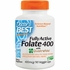 Fully Active Folate with Quatrefolic 400 mcg, 90 Veggie Capsules, Doctor's Best