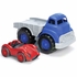Flatbed Truck & Red Race Car
