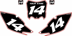 2014-2017 Honda CRF250-R Pre-Printed Backgrounds Black - Red Pro Pinstripe by Factory Ride 2014-2017 Honda CRF250-R Pre-Printed Backgrounds Black - Red Pro Pinstripe by Factory Ride