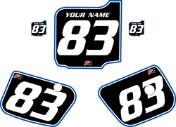 1983 Husqvarna CR500 Pre-Printed Backgrounds Black - Blue Pro Pinstripe by FactoryRide 1983 Husqvarna CR500 Pre-Printed Backgrounds Black - Blue Pro Pinstripe by FactoryRide