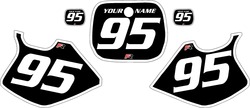 1993-1995-Yamaha-YZ125 Custom Black Pre-Printed Background - White Bold Pinstripe by Factory Ride 1993-1995-Yamaha-YZ125 Custom Black Pre-Printed Background - White Bold Pinstripe by Factory Ride