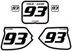 1993-1995-Suzuki-RM125 Custom White Pre-Printed Background - Black Bold Pinstripe by Factory Ride 1993-1995-Suzuki-RM125 Custom White Pre-Printed Background - Black Bold Pinstripe by Factory Ride