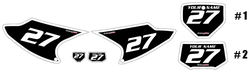 2008-2014-Honda CRF230 F Custom Black Pre-Printed Background - White Bold Pinstripe by Factory Ride 2008-2014-Honda CRF230 F Custom Black Pre-Printed Background - White Bold Pinstripe by Factory Ride