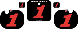 1984 Honda CR250 Pre-Printed Backgrounds Black - Red Numbers by FactoryRide 1984 Honda CR250 Pre-Printed Backgrounds Black - Red Numbers by FactoryRide
