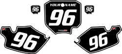 1996-2002 Honda CR80 Black Pre-Printed Background - White Pinstripe by FactoryRide 1996-2002 Honda CR80 Black Pre-Printed Background - White Pinstripe by FactoryRide