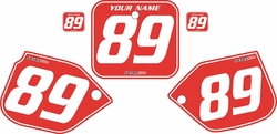 1989-1990 Honda CR500 Pre-Printed Backgrounds Red - White Pinstripe by FactoryRide 1989-1990 Honda CR500 Pre-Printed Backgrounds Red - White Pinstripe by FactoryRide