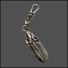 Wolf's Head Feather Zipper Pull Wolf's Head Feather Zipper Pull