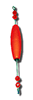 Comal Tackle Rattle Float - Cigar - Red - pk2x12 Comal Tackle Rattle Float - Cigar - Red - pk2x12