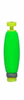 Comal Tackle Snap On - Cigar - Weighted - 1.5" - Green/White - 25 per Bag Comal Tackle Snap On - Cigar - Weighted - 1.5" - Green/White - 25 per Bag