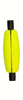 Comal Tackle Peg Float - Slotted - 1.5" (husky) - Yellow - 25 per Bag Comal Tackle Peg Float - Slotted - 1.5" (husky) - Yellow - 25 per Bag