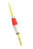 Spring Stick Float - Cigar Shape - 2.5" - Weighted - Red/White - 25/pkg Spring Stick Float - Cigar Shape - 2.5" - Weighted - Red/White - 25/pkg