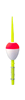 Spring Stick Float - Pear Shape - 1.25" - Unweighted - Red/White - 25/pkg Spring Stick Float - Pear Shape - 1.25" - Unweighted - Red/White - 25/pkg